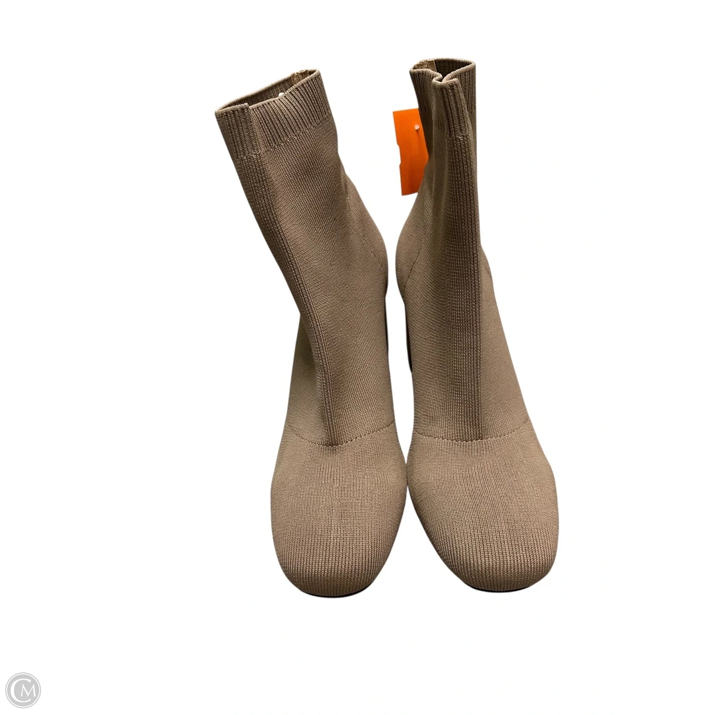 Boots Ankle Heels By Mia In Beige, Size: 9.5