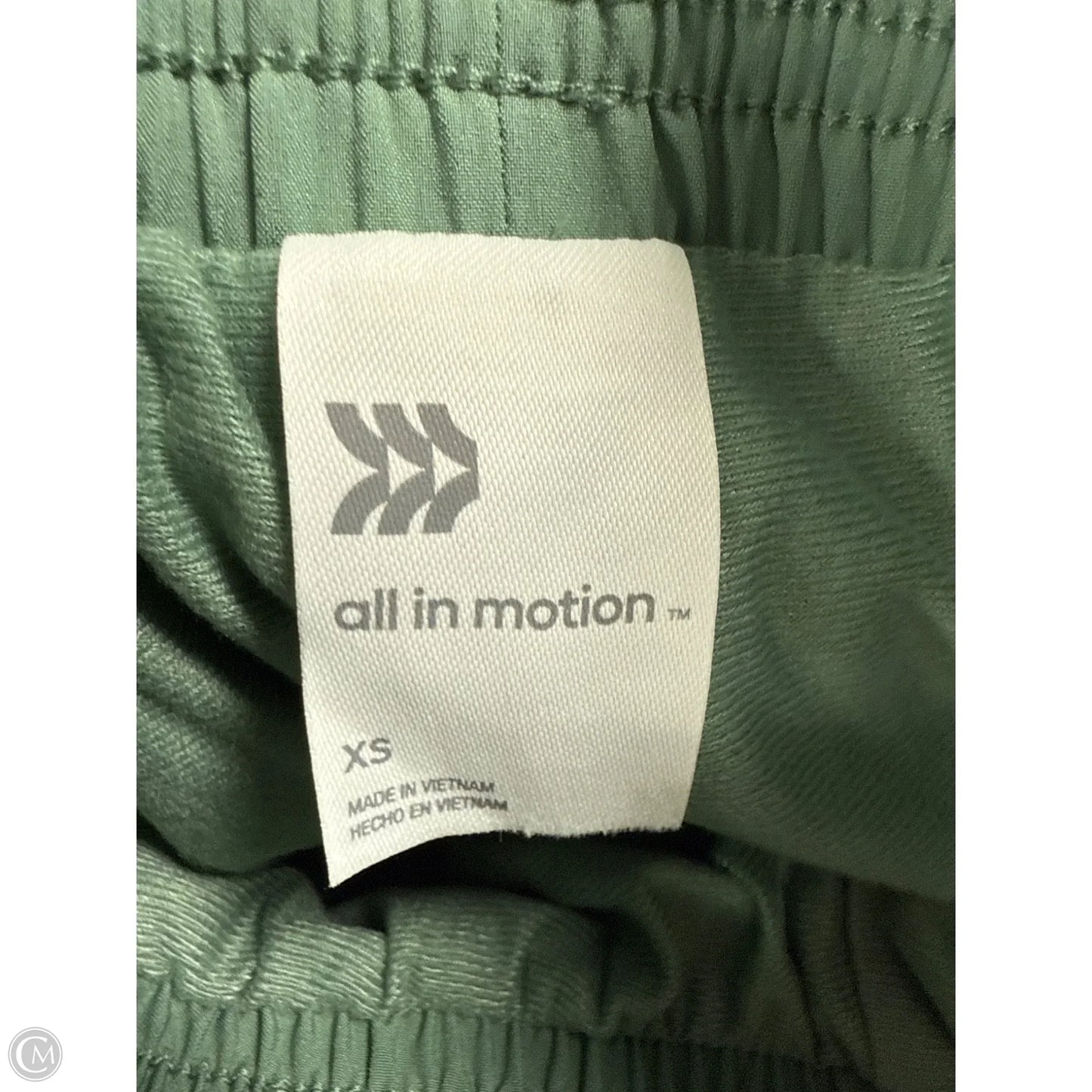 Athletic Pants By All In Motion In Green, Size: Xs