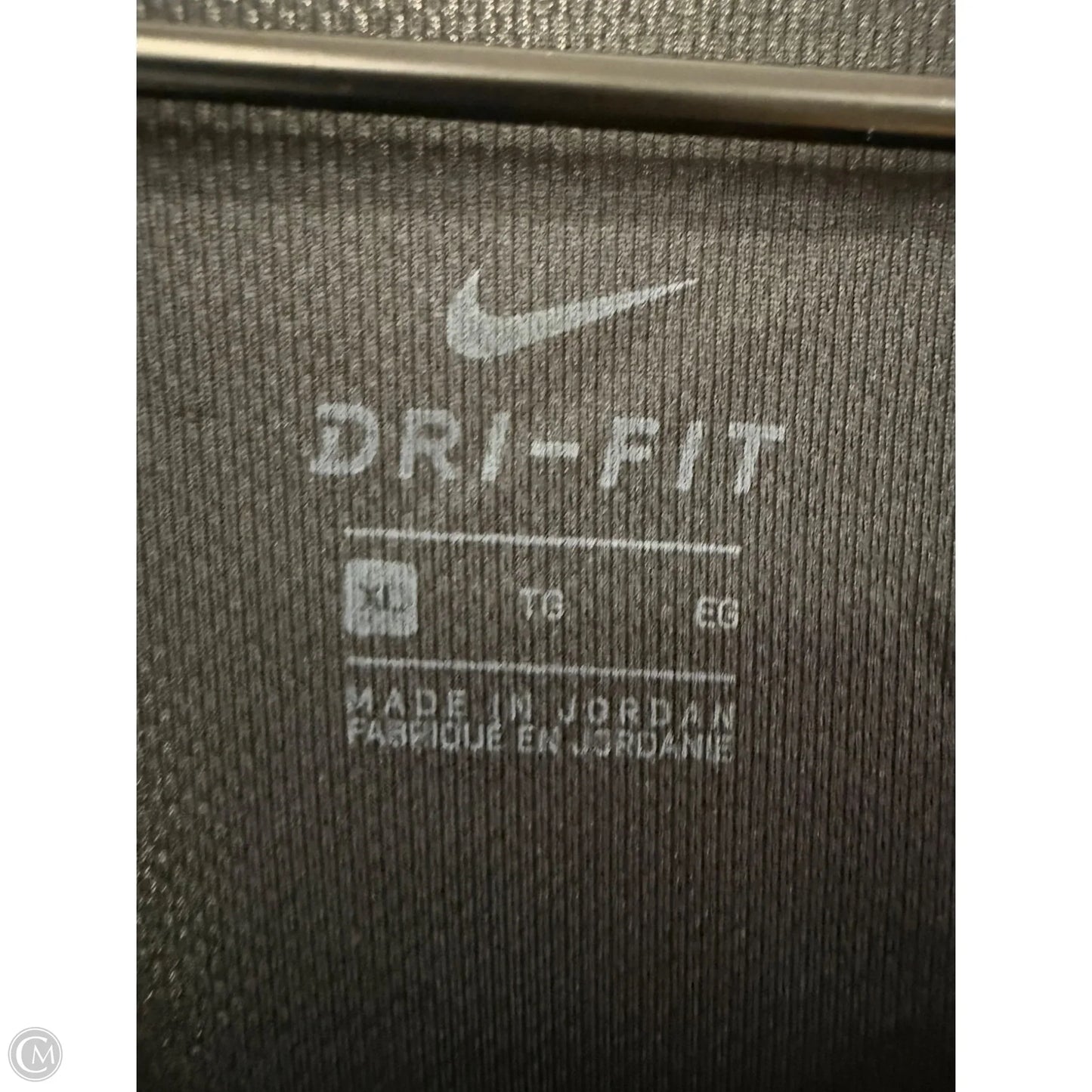 Athletic Tank Top By Nike Apparel In Black, Size: Xl