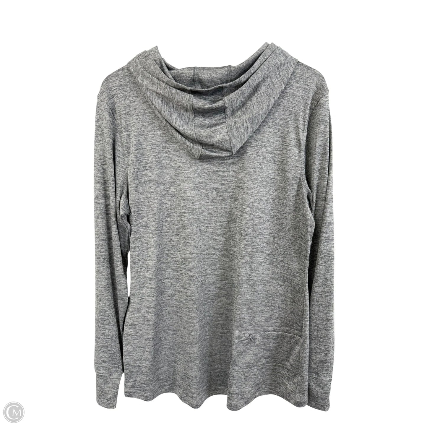Athletic Top Long Sleeve Hoodie By Old Navy In Grey, Size: Xl