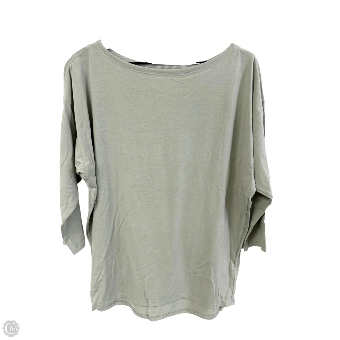 Athletic Top Long Sleeve Crewneck By Athleta In Green, Size: S