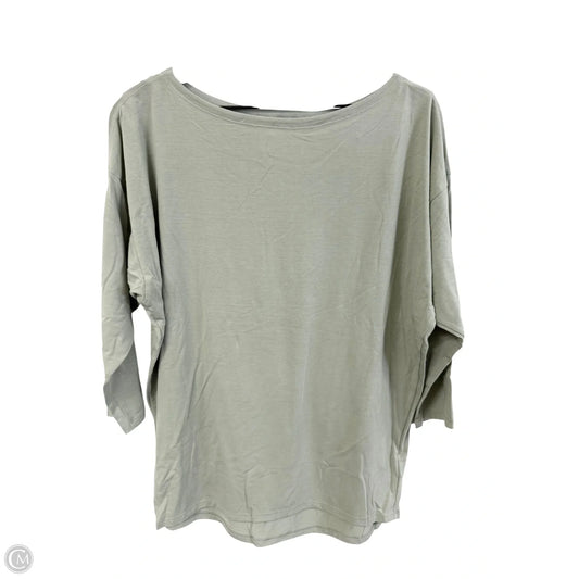 Athletic Top Long Sleeve Crewneck By Athleta In Green, Size: S