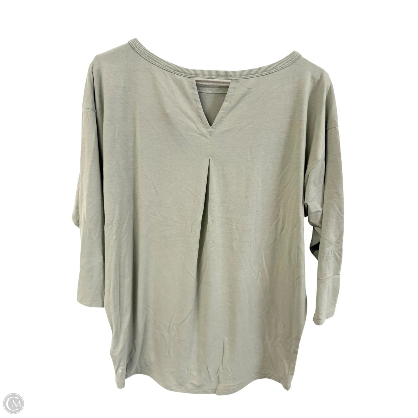 Athletic Top Long Sleeve Crewneck By Athleta In Green, Size: S