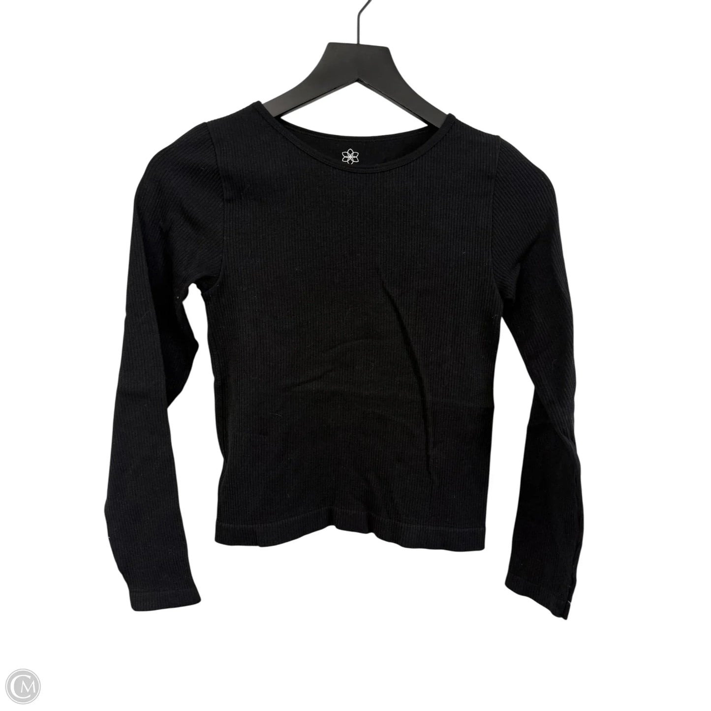 Athletic Top Long Sleeve Crewneck By Clothes Mentor In Black, Size: M