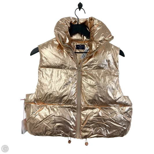 Vest Puffer & Quilted By Simply Southern In Rose Gold, Size: Xs