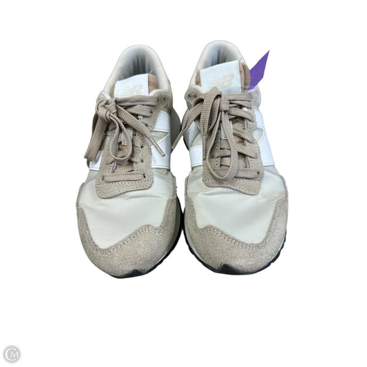 Shoes Sneakers By New Balance In Tan & White, Size: 7.5