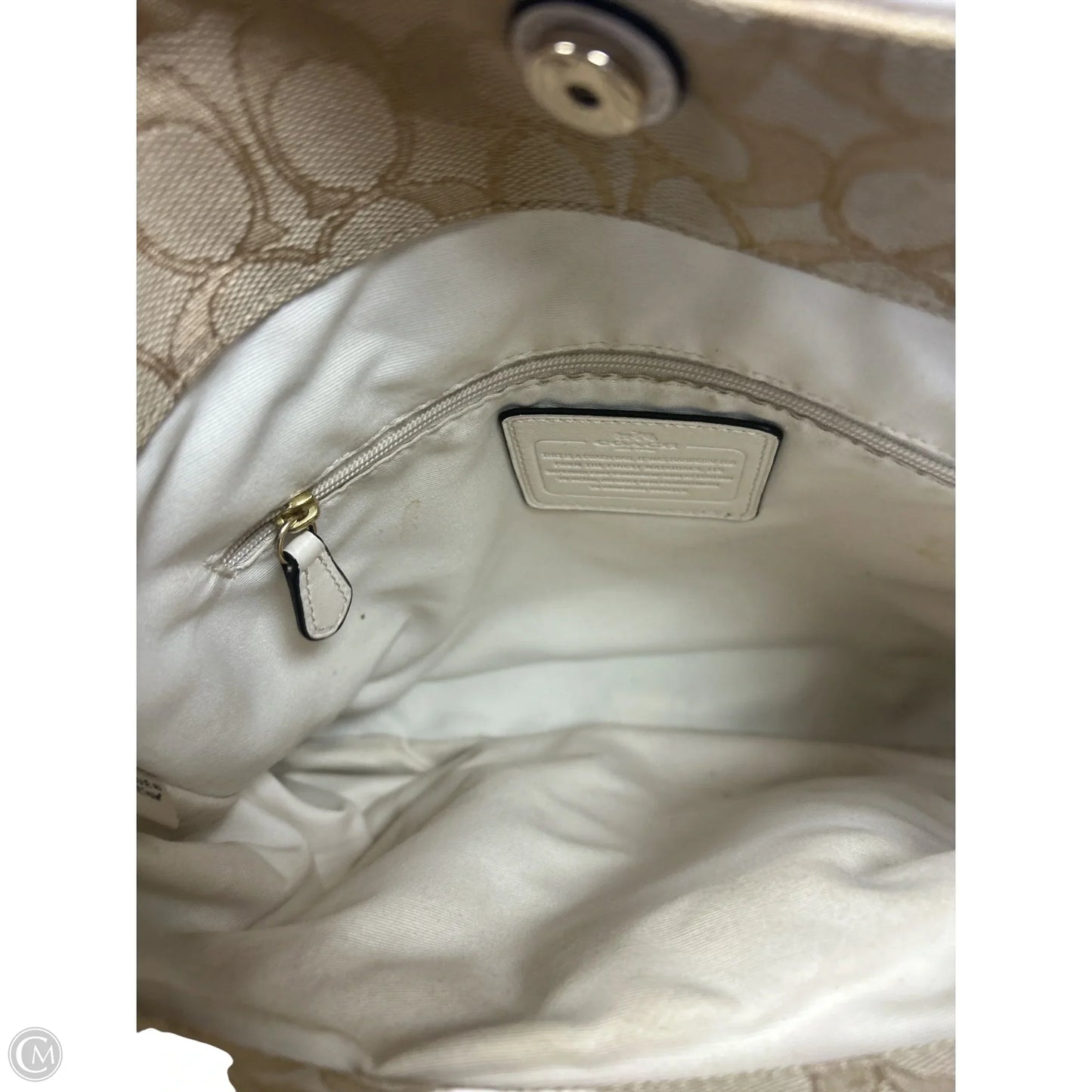 Handbag Designer By Coach, Size: Medium