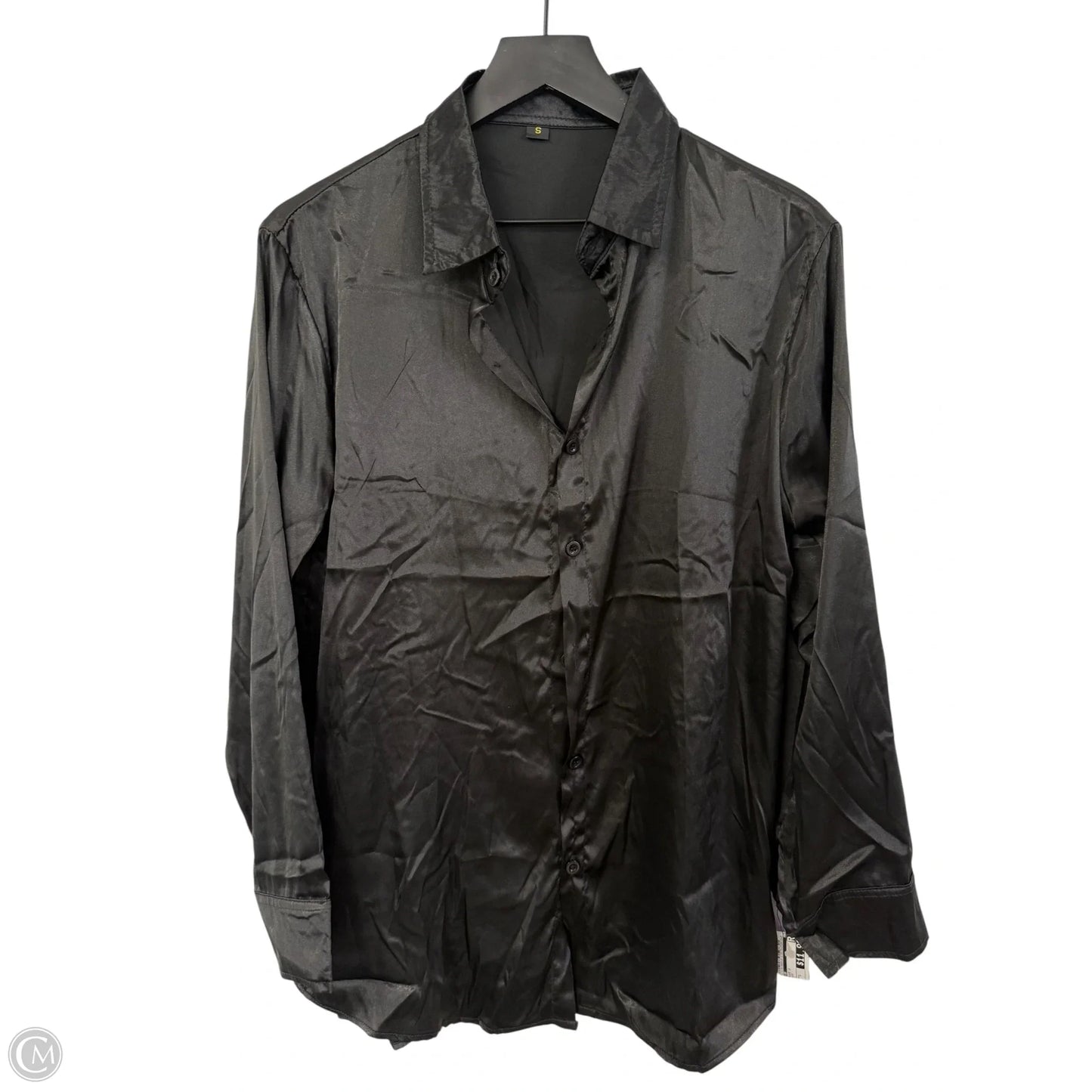 Blouse Long Sleeve By Cmf In Black, Size: S