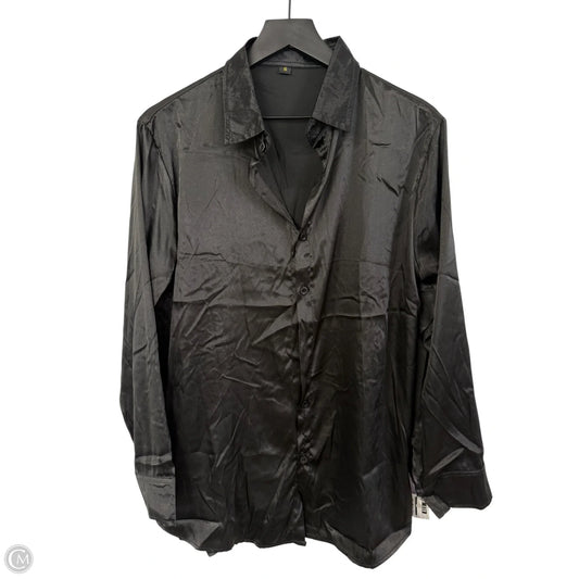 Blouse Long Sleeve By Cmf In Black, Size: S