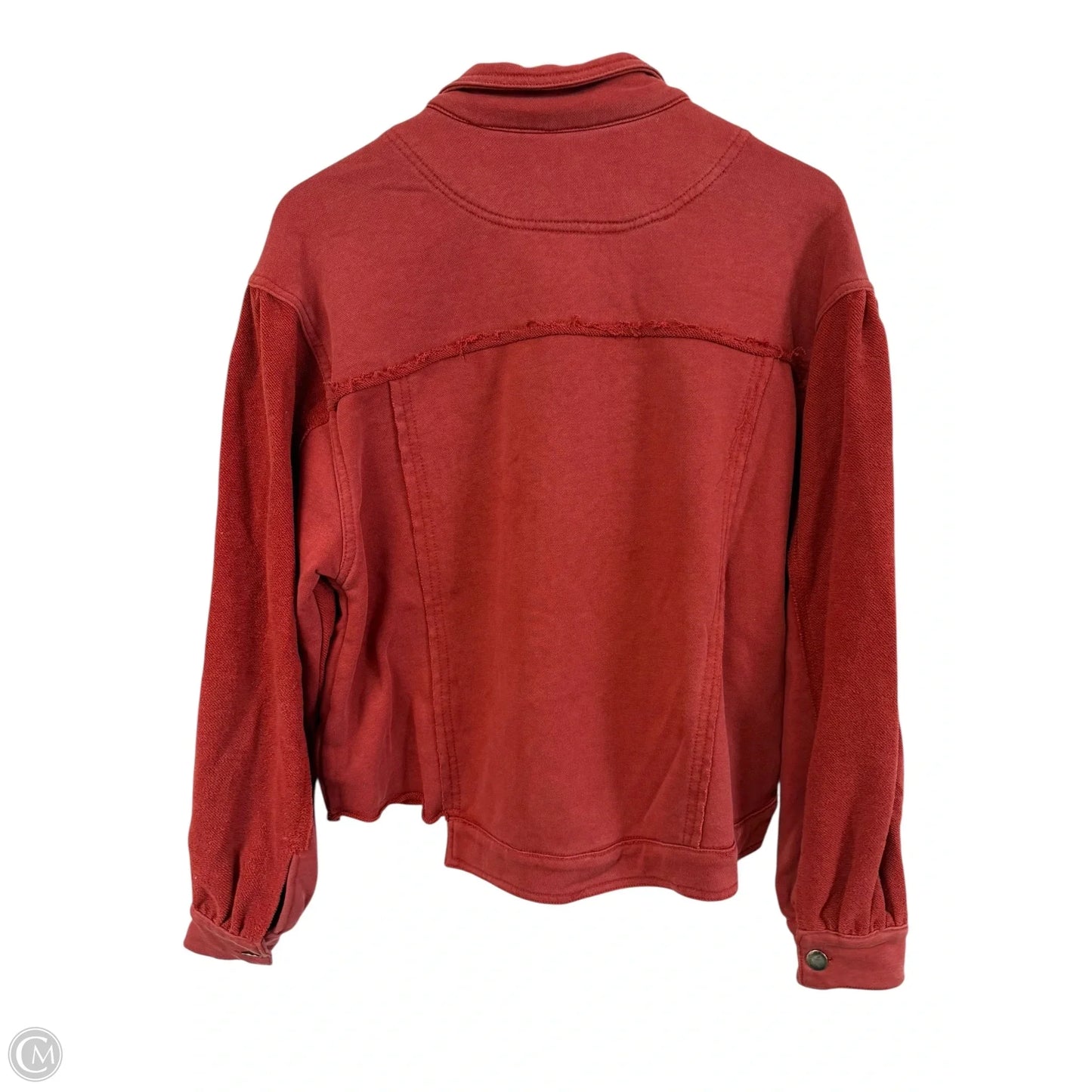 Jacket Shirt By Pol In Red, Size: M