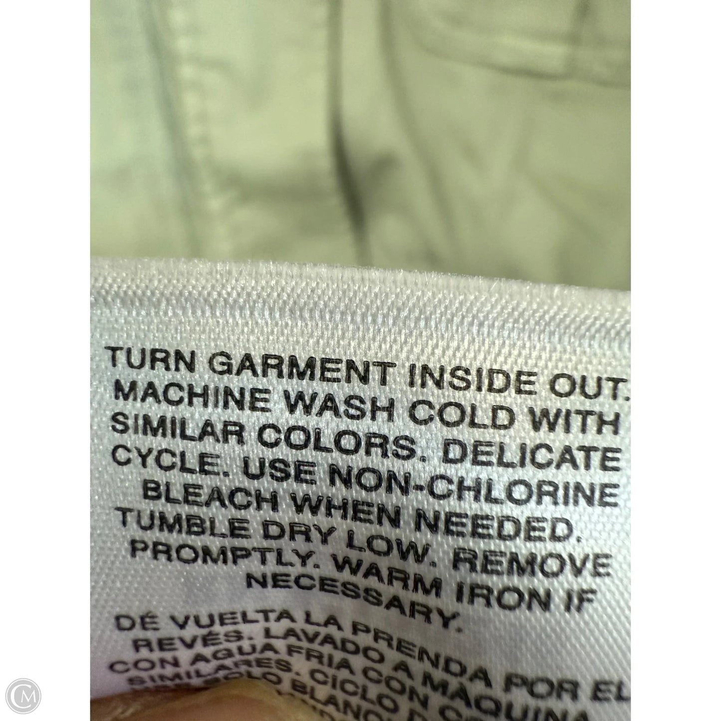 Jacket Denim By Kensie In Green Denim, Size: Xl