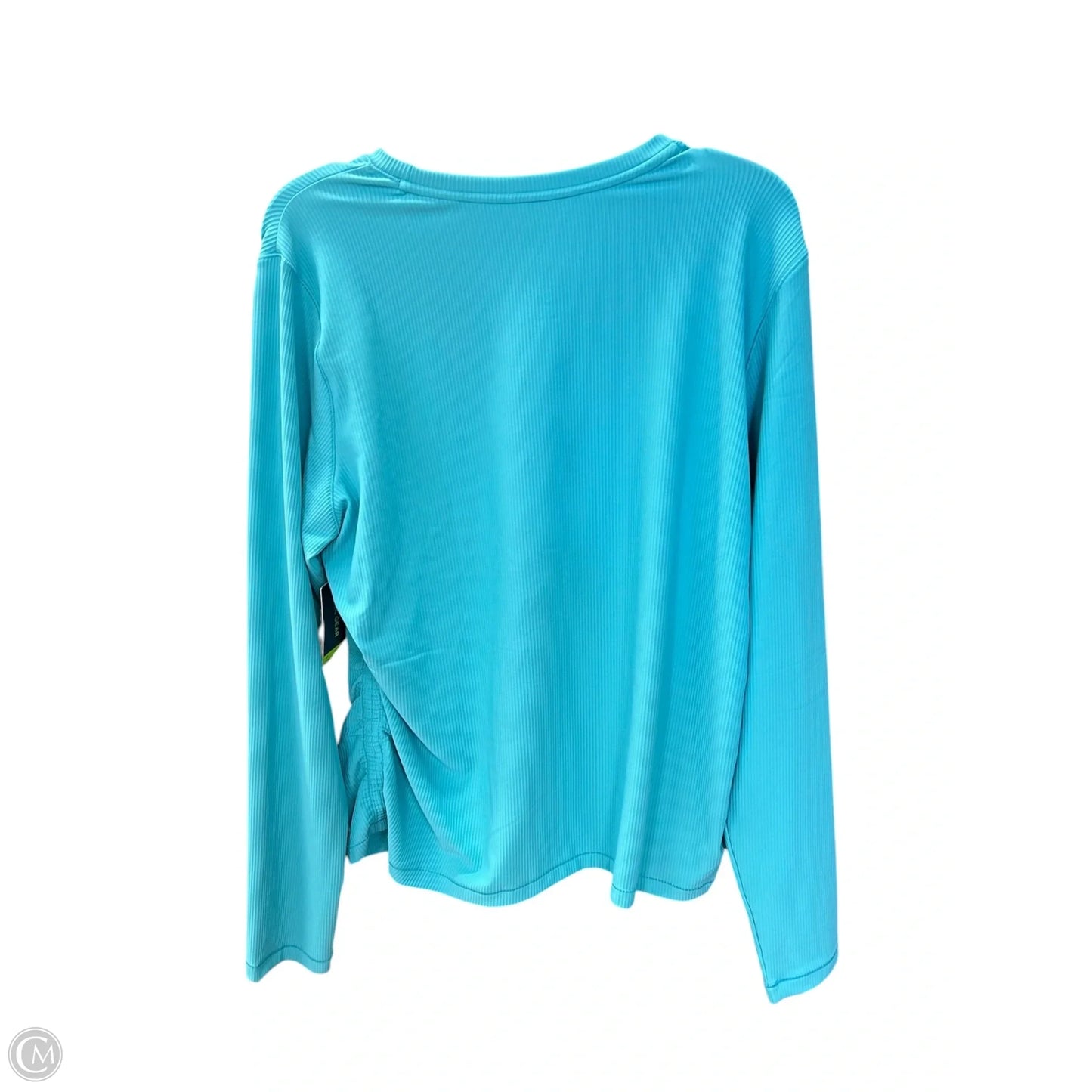 Athletic Top Long Sleeve Crewneck By Tek Gear In Blue, Size: Xxl