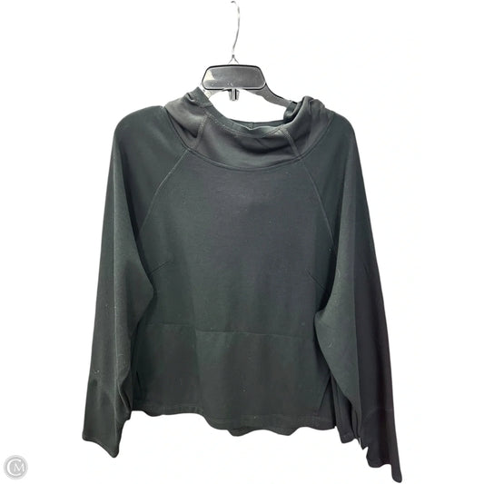 Athletic Top Long Sleeve Hoodie By Nine West In Black, Size: 1x