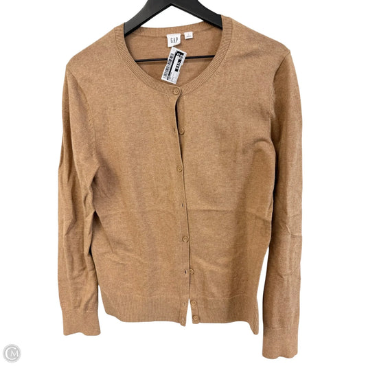 Cardigan By Gap In Tan, Size: L