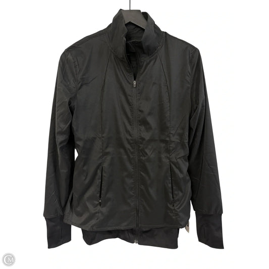 Jacket Windbreaker By Zyia In Black, Size: S