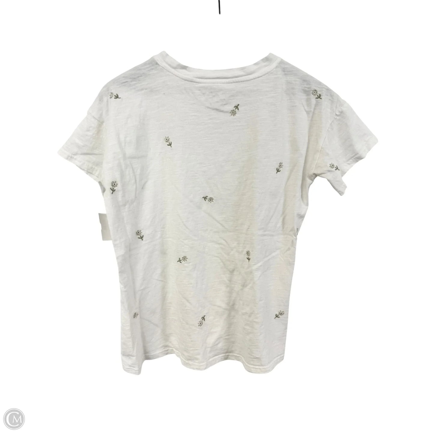 Top Short Sleeve Basic By Maurices In White, Size: M