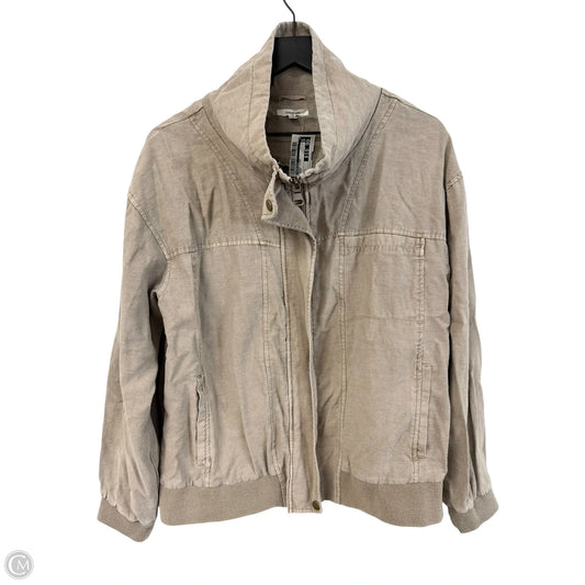 Jacket Other By Maurices In Taupe, Size: L