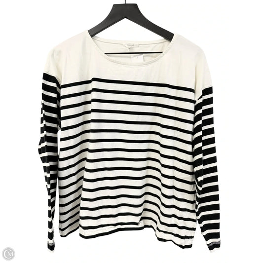 Top Long Sleeve By Maurices In Black & White, Size: Xl