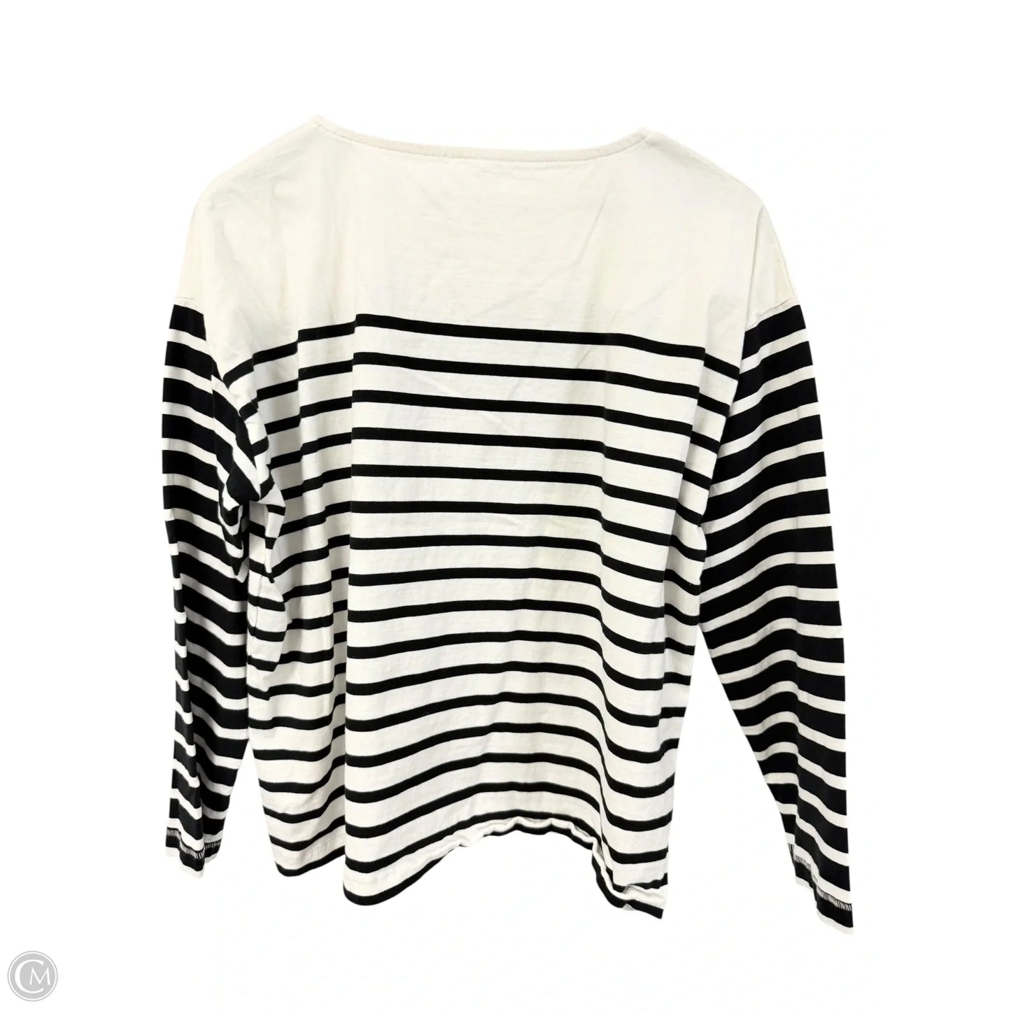 Top Long Sleeve By Maurices In Black & White, Size: Xl