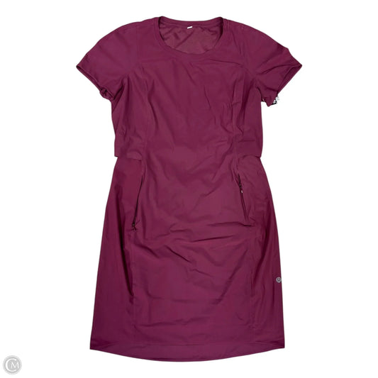 Athletic Dress By Lululemon In Purple, Size: 6