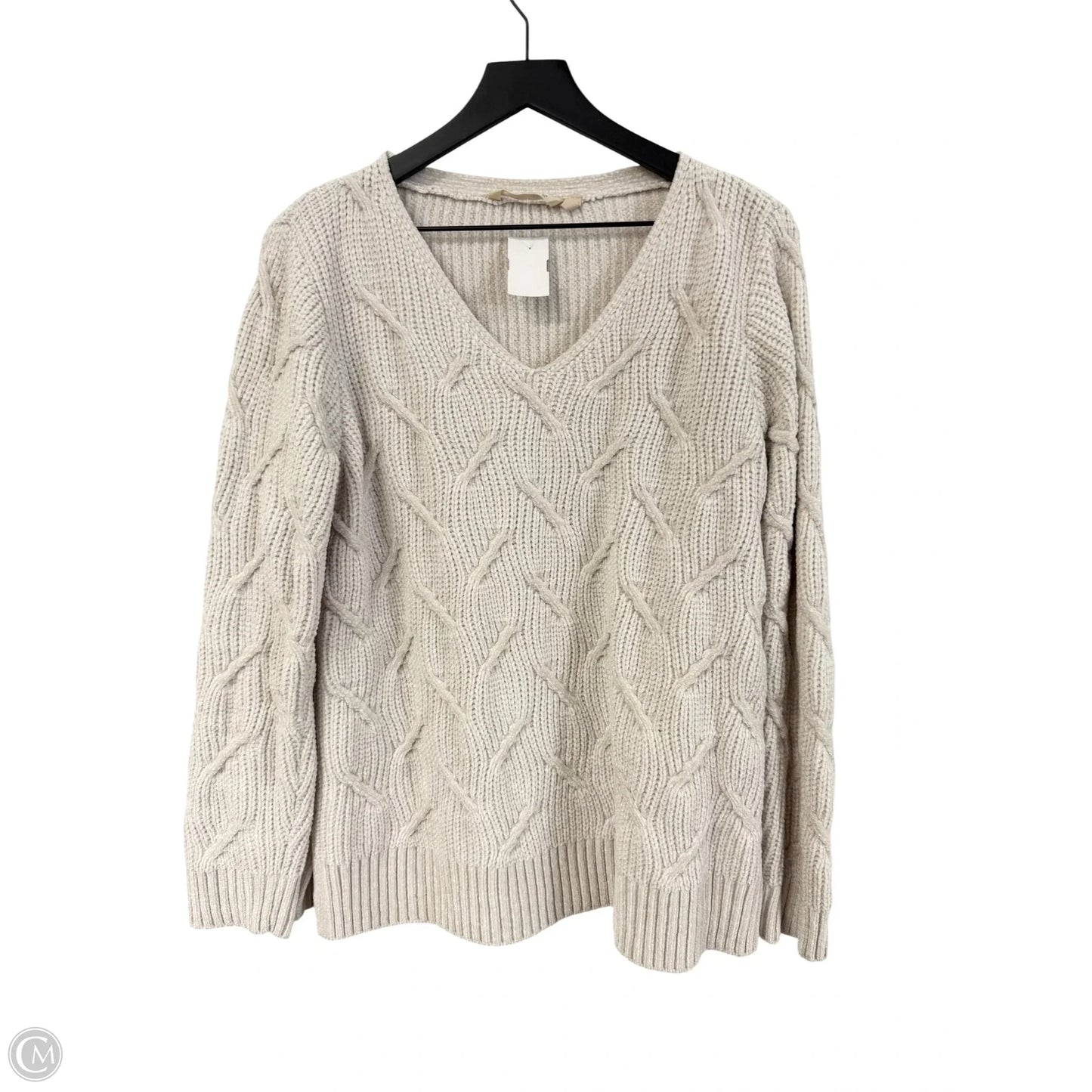 Sweater By Soft Surroundings In Cream, Size: L