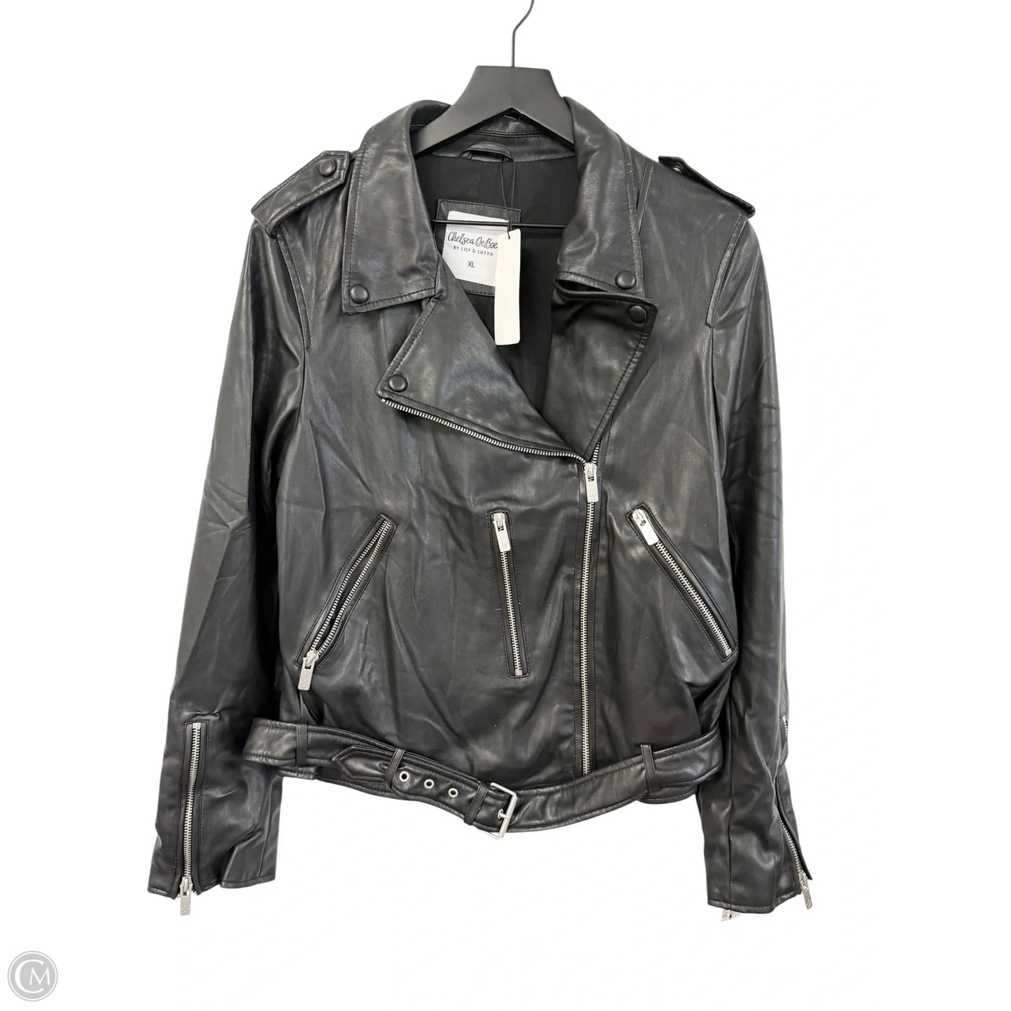 Jacket Moto By Cmc In Black, Size: Xl