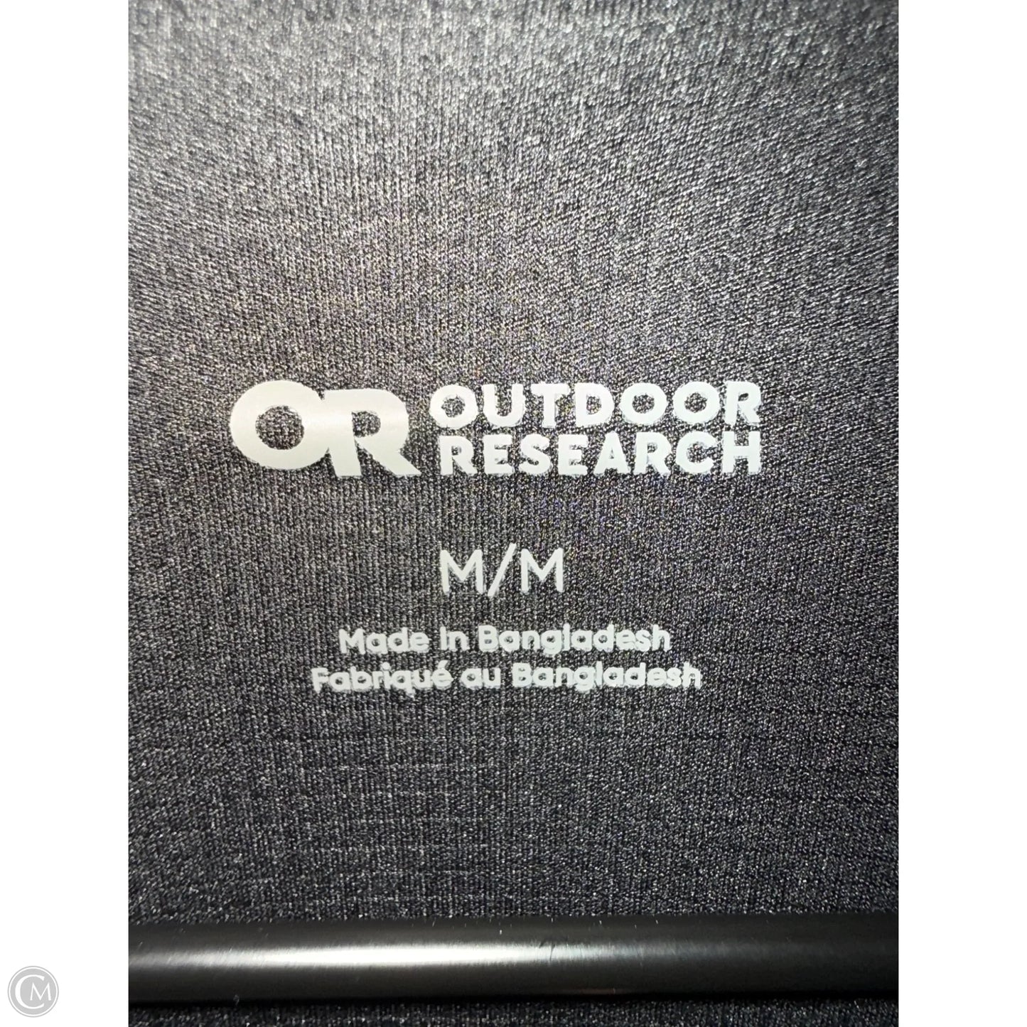 Athletic Top Long Sleeve Collar By Clothes Mentor In Black, Size: M