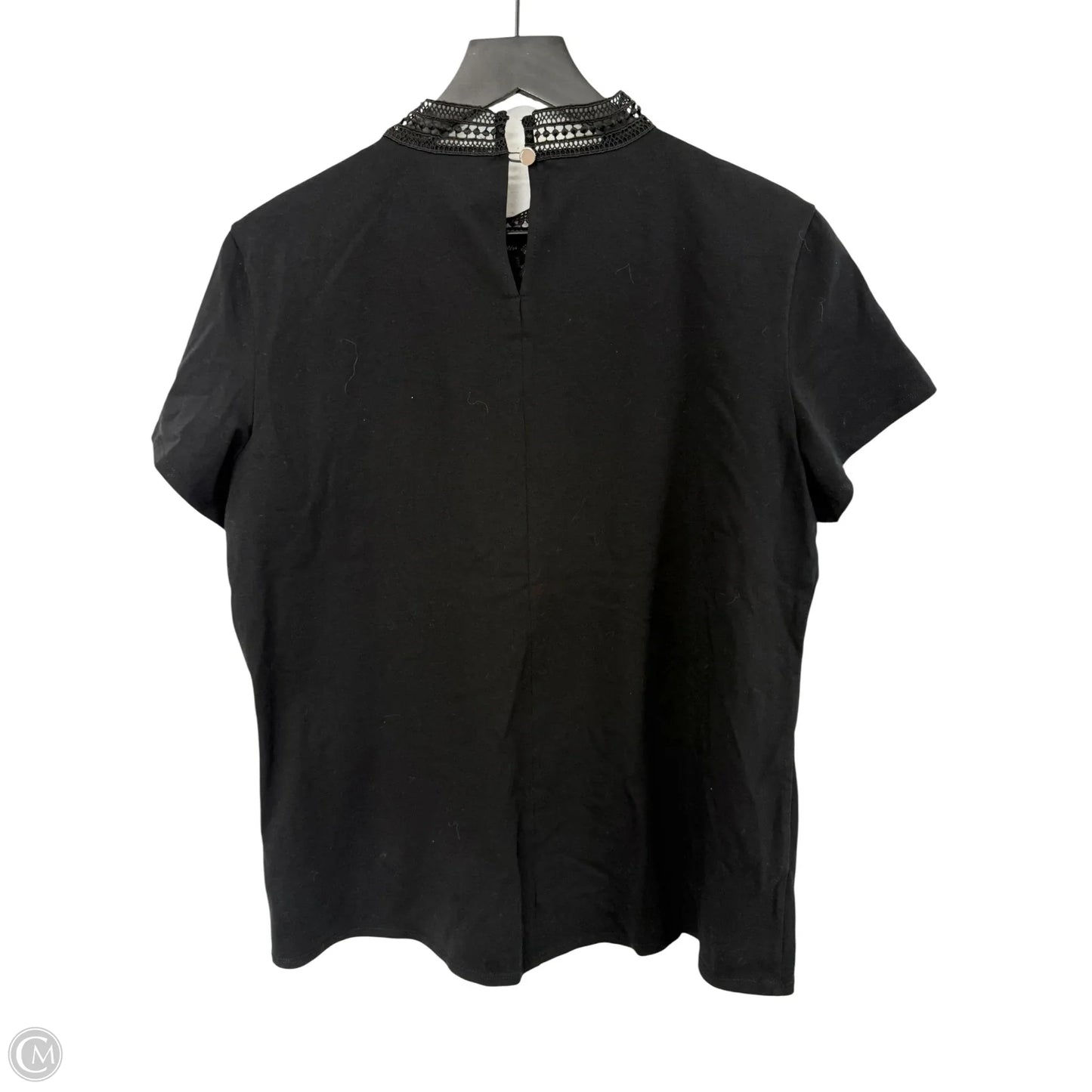 Top Short Sleeve By Ted Baker In Black, Size: 4