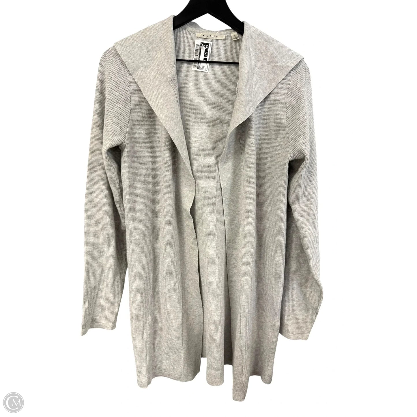Cardigan By Cyrus Knits In Grey, Size: S