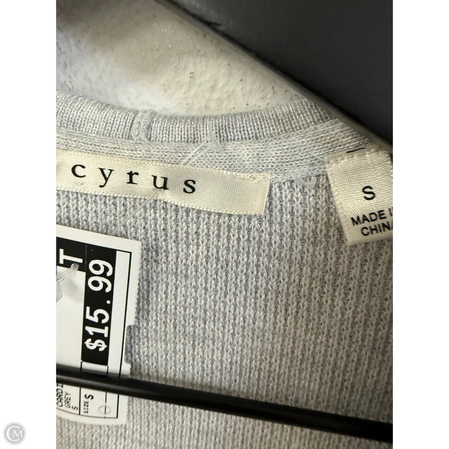 Cardigan By Cyrus Knits In Grey, Size: S