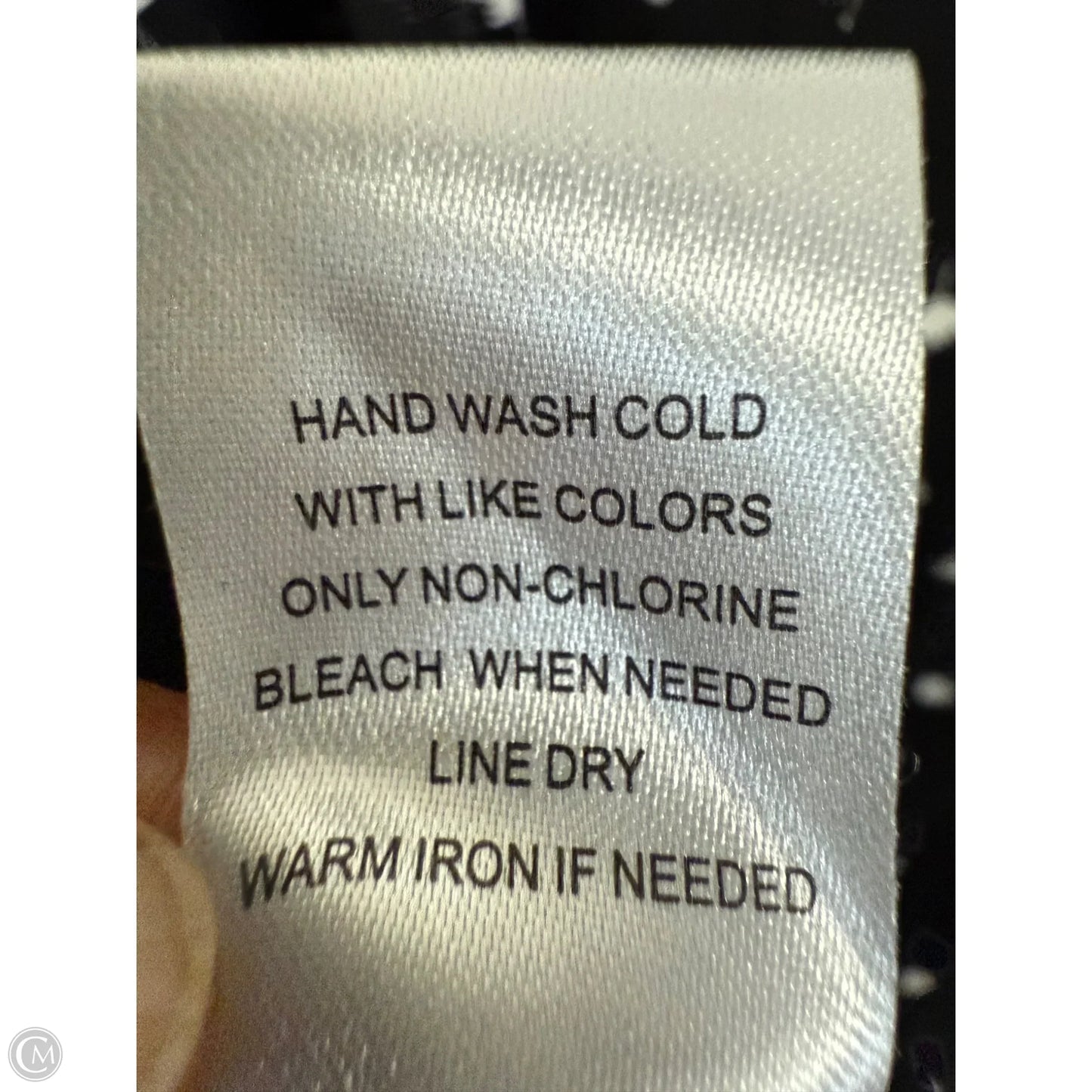 Top 3/4 Sleeve By Daniel Rainn In Black, Size: Xl