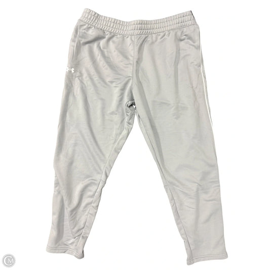 Athletic Pants By Under Armour In Grey, Size: Xl