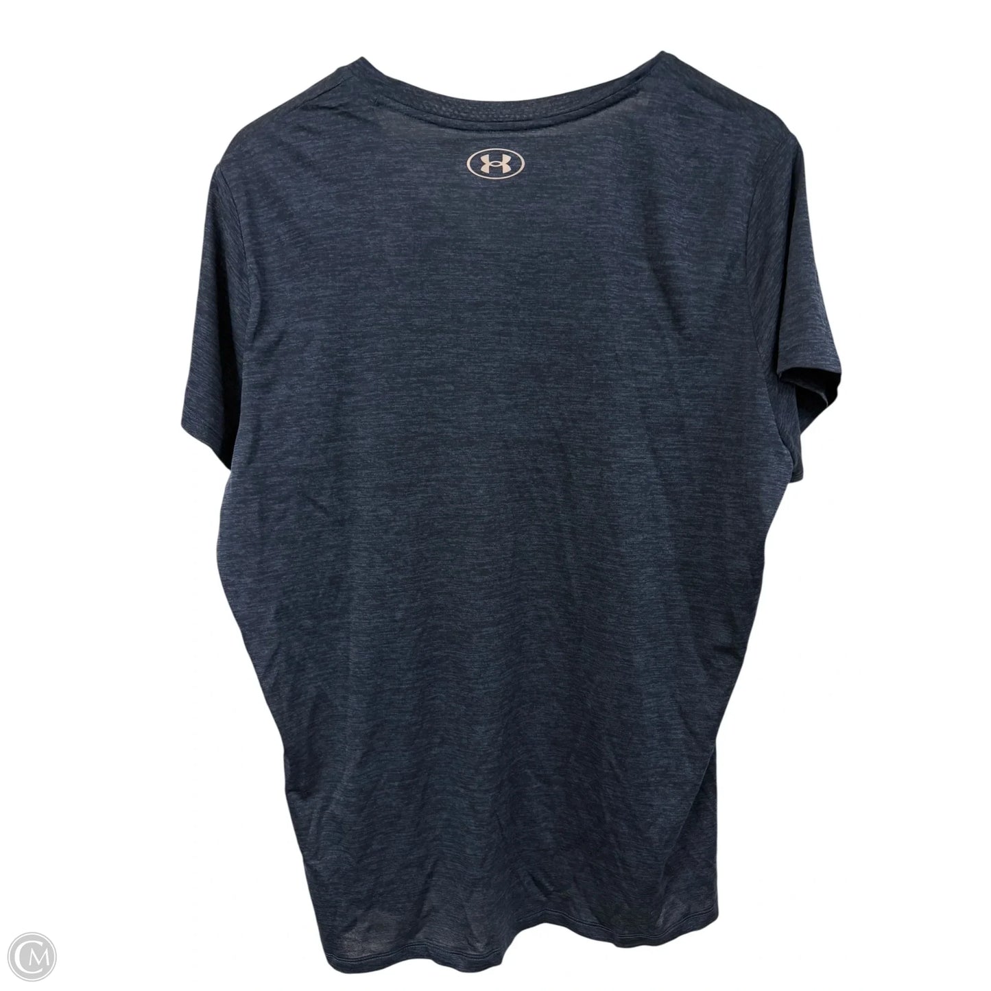 Athletic Top Short Sleeve By Under Armour In Navy, Size: Xxl