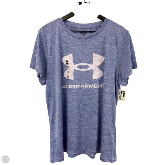 Athletic Top Short Sleeve By Under Armour In Purple, Size: Xxl