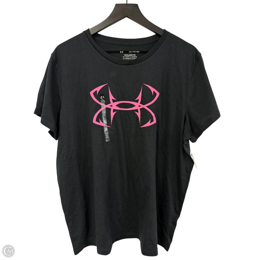 Top Short Sleeve Basic By Under Armour In Black, Size: Xxl