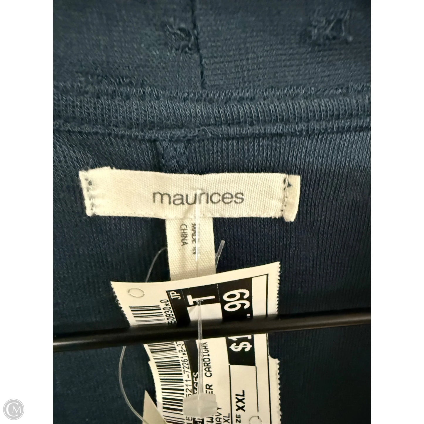 Sweater Cardigan By Maurices In Navy, Size: Xxl