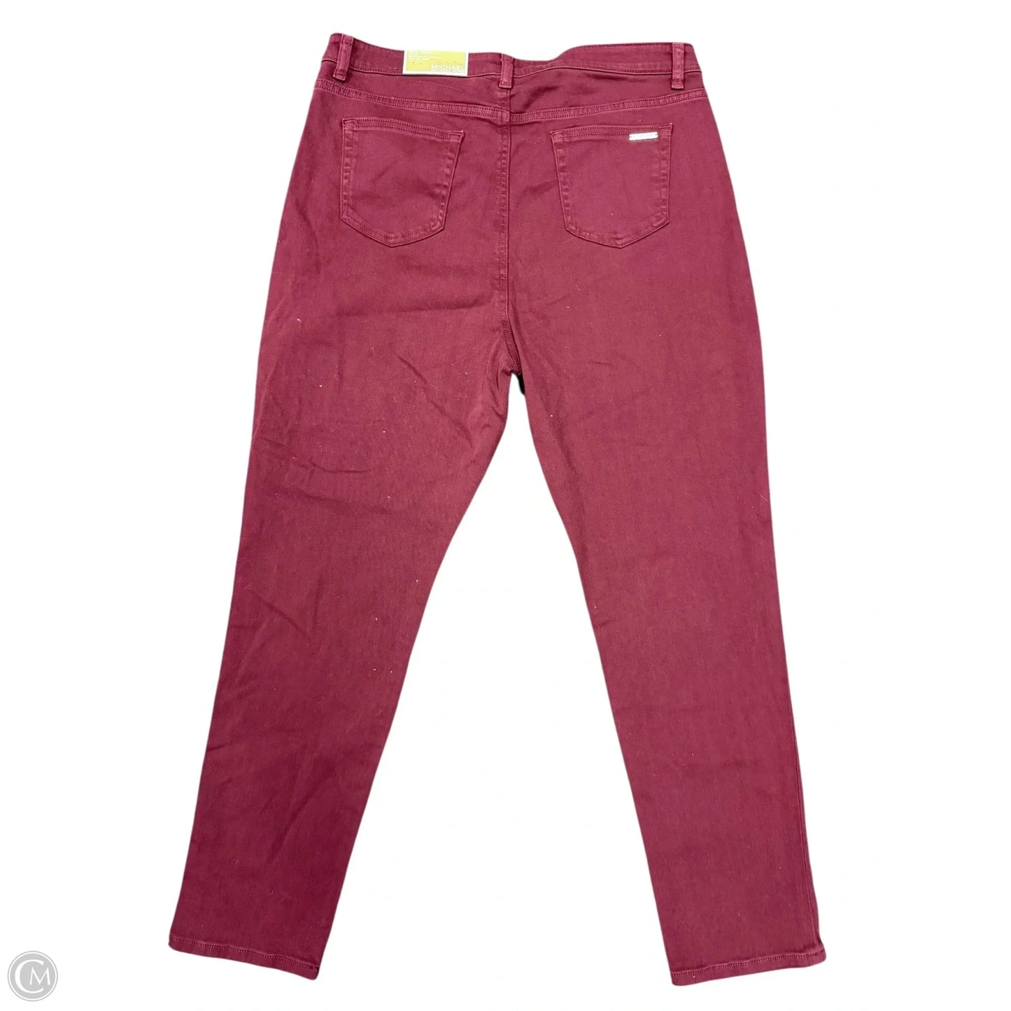 Pants Designer By Michael Kors In Maroon, Size: 16
