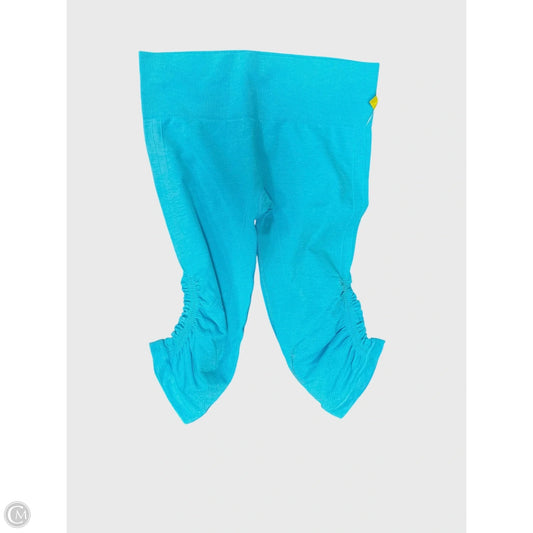 Athletic Capris By Lululemon In Blue, Size: 12