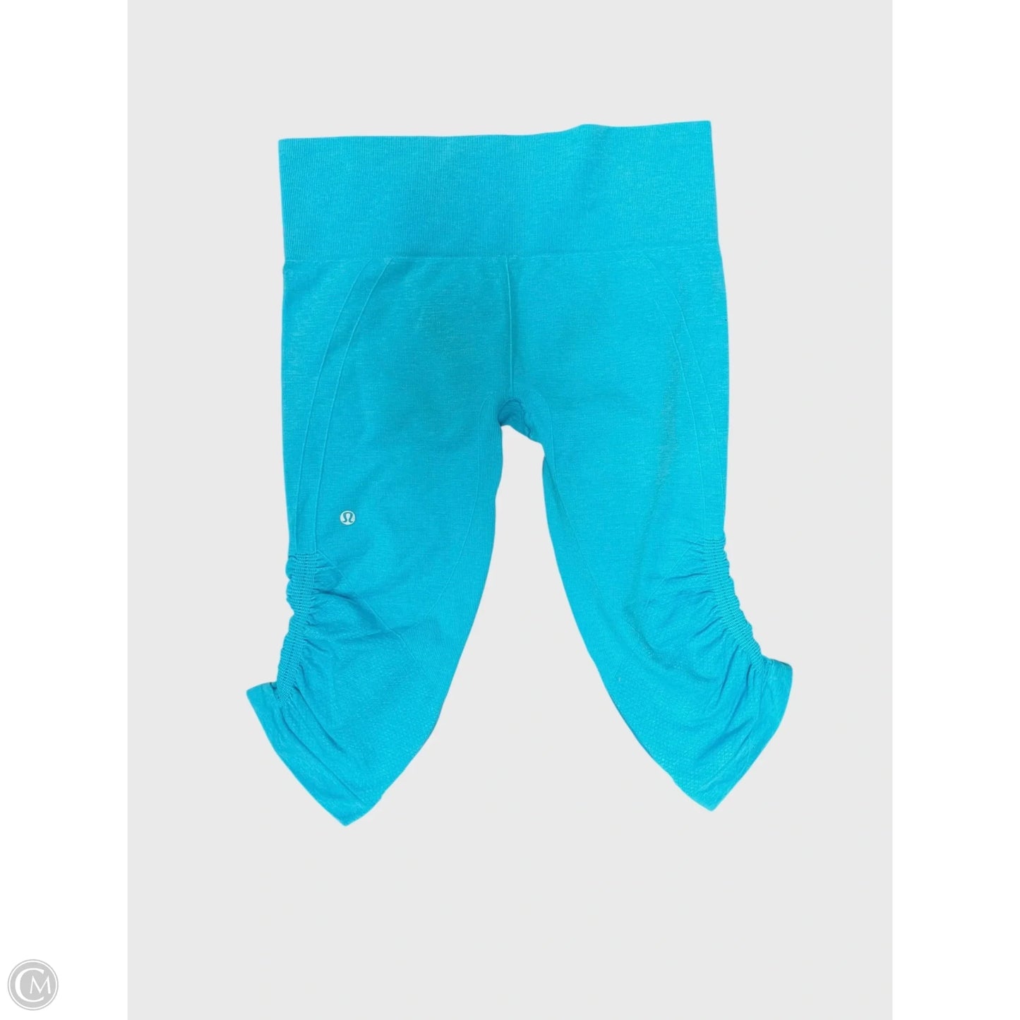 Athletic Capris By Lululemon In Blue, Size: 12