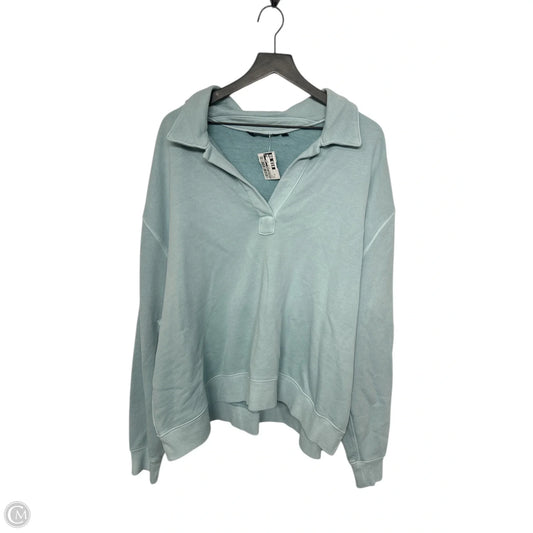 Sweatshirt Collar By Vineyard Vines In Blue, Size: 3x
