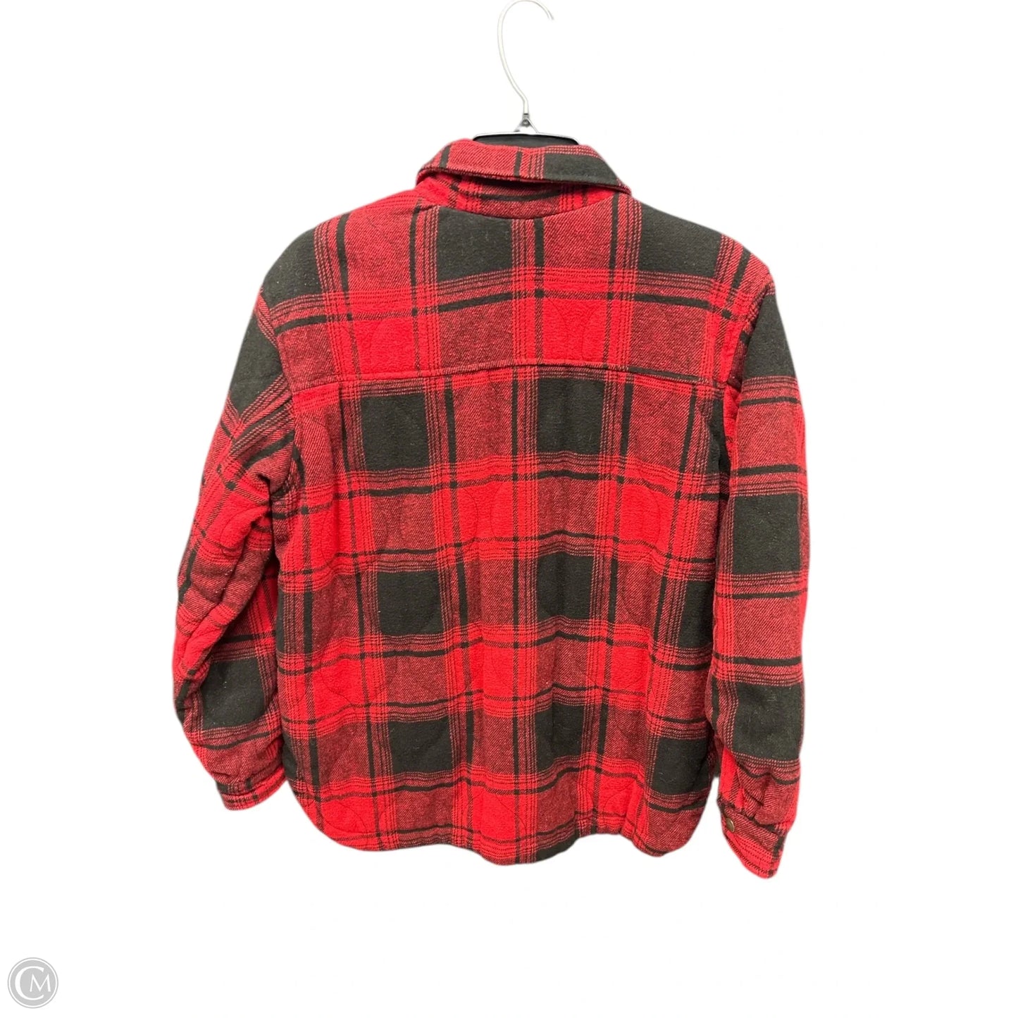 Jacket Puffer & Quilted By Maurices In Black & Red, Size: S