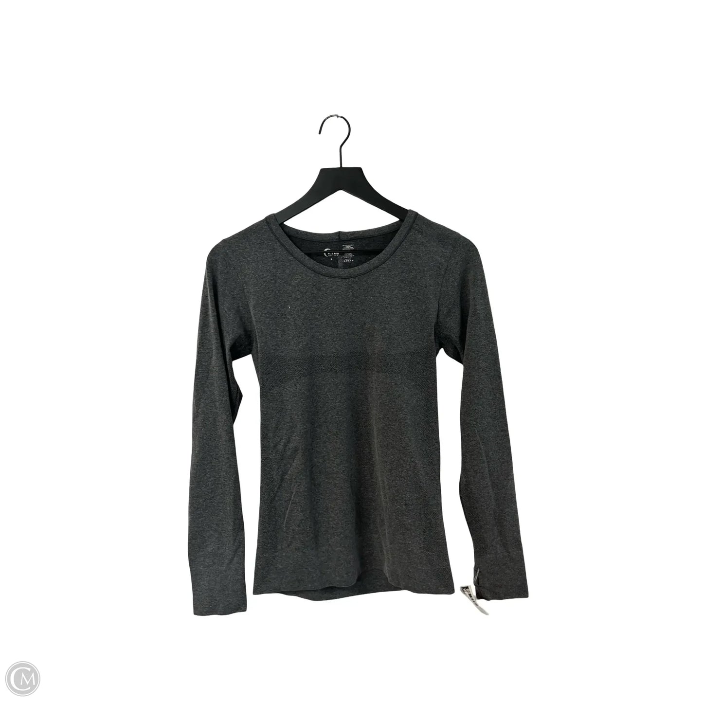 Athletic Top Long Sleeve Crewneck By Zyia In Grey, Size: S