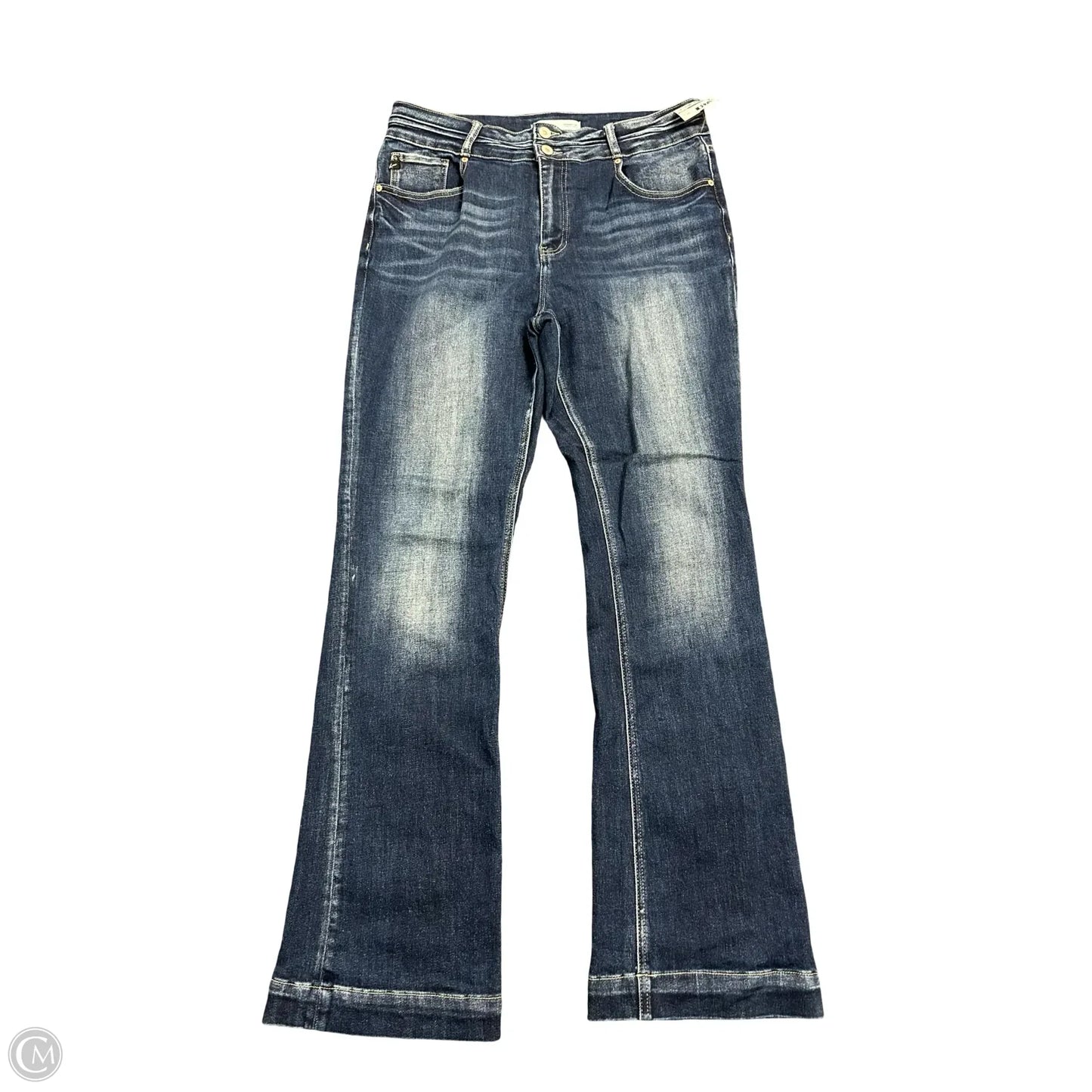 Jeans Straight By Kancan In Blue Denim, Size: 10