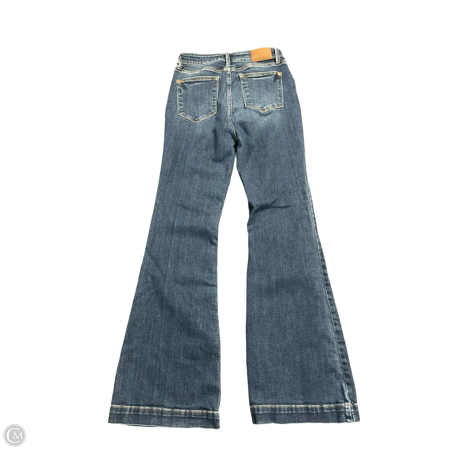 Jeans Flared By Judy Blue In Blue Denim, Size: 8