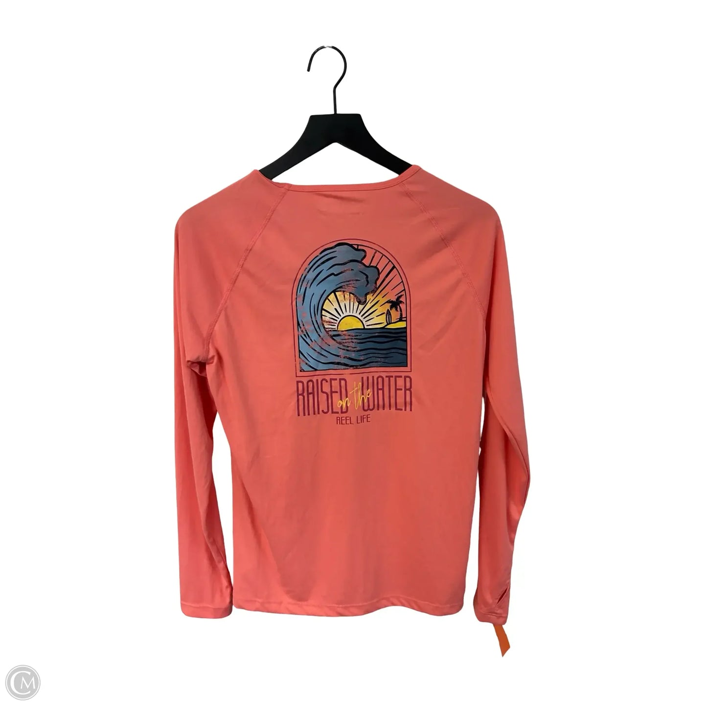 Top Long Sleeve By Clothes Mentor In Peach, Size: M
