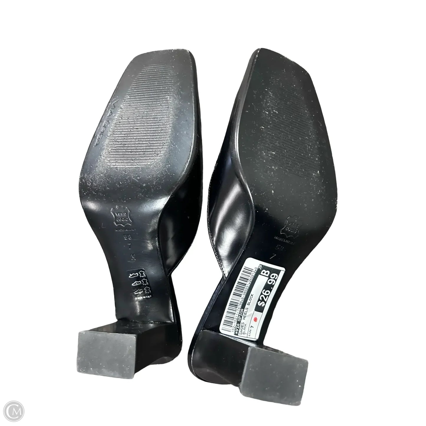 Shoes Heels Block By Via Spiga In Black, Size: 7