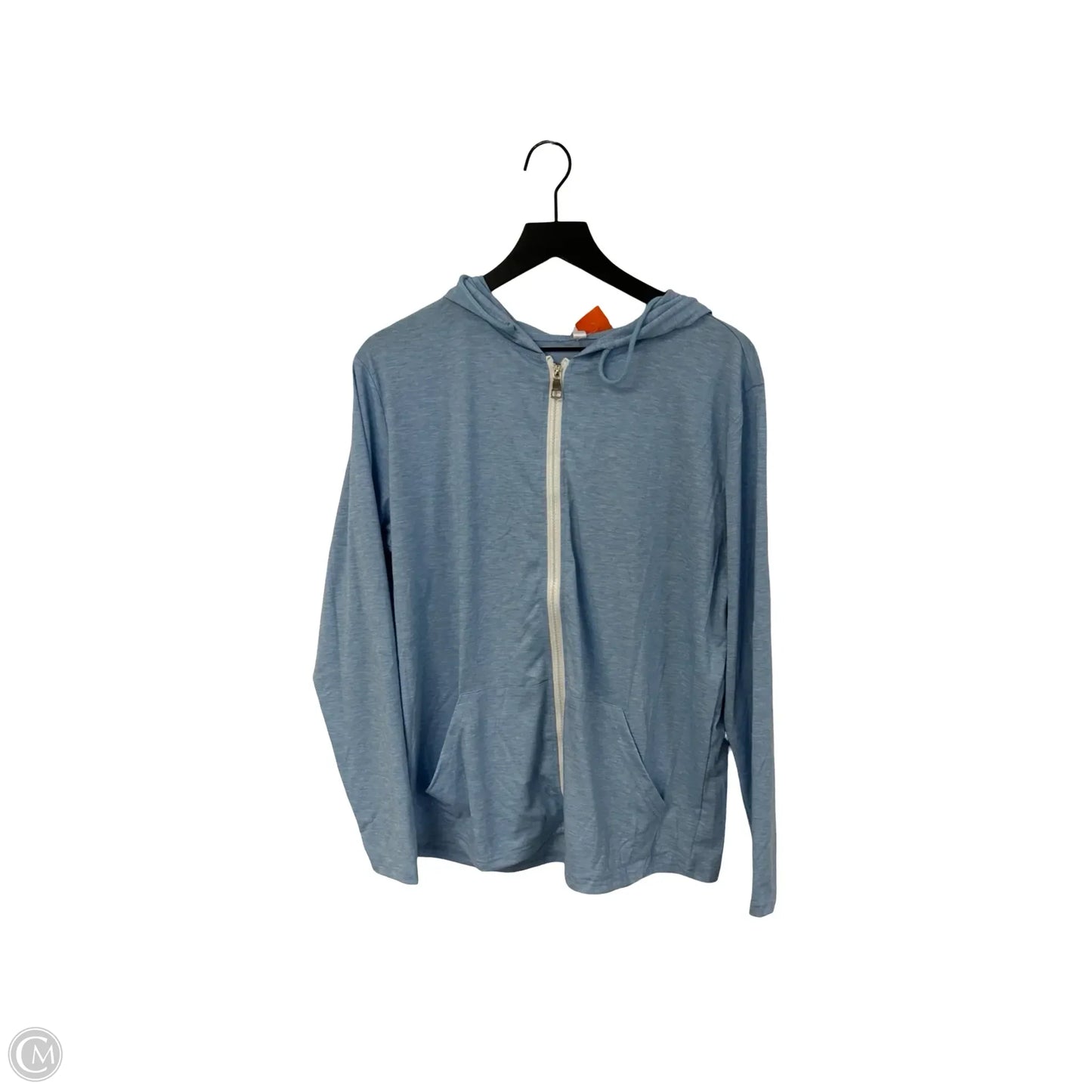 Sweatshirt Hoodie By Cme In Blue, Size: M