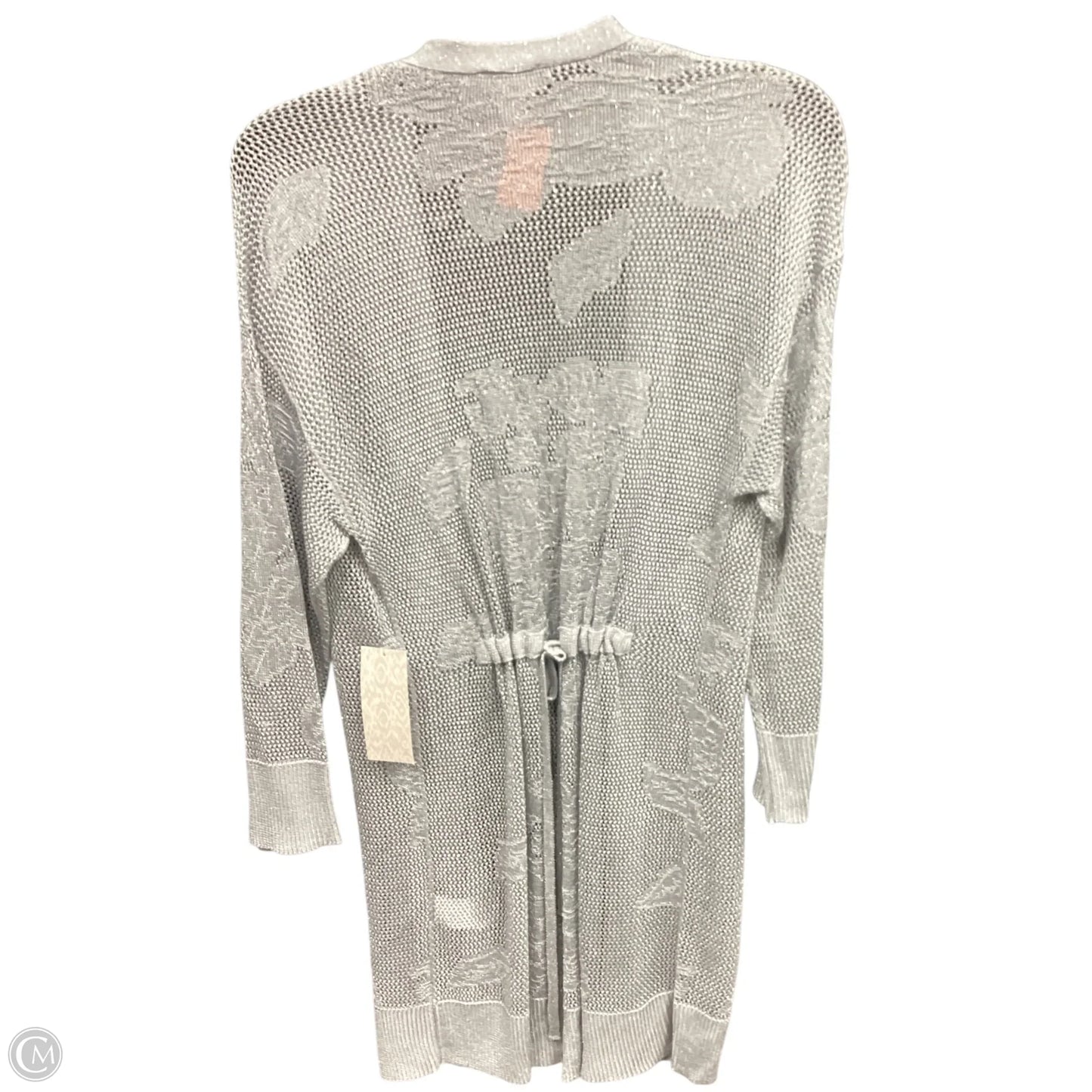 Cardigan By Chicos In Silver, Size: Xs