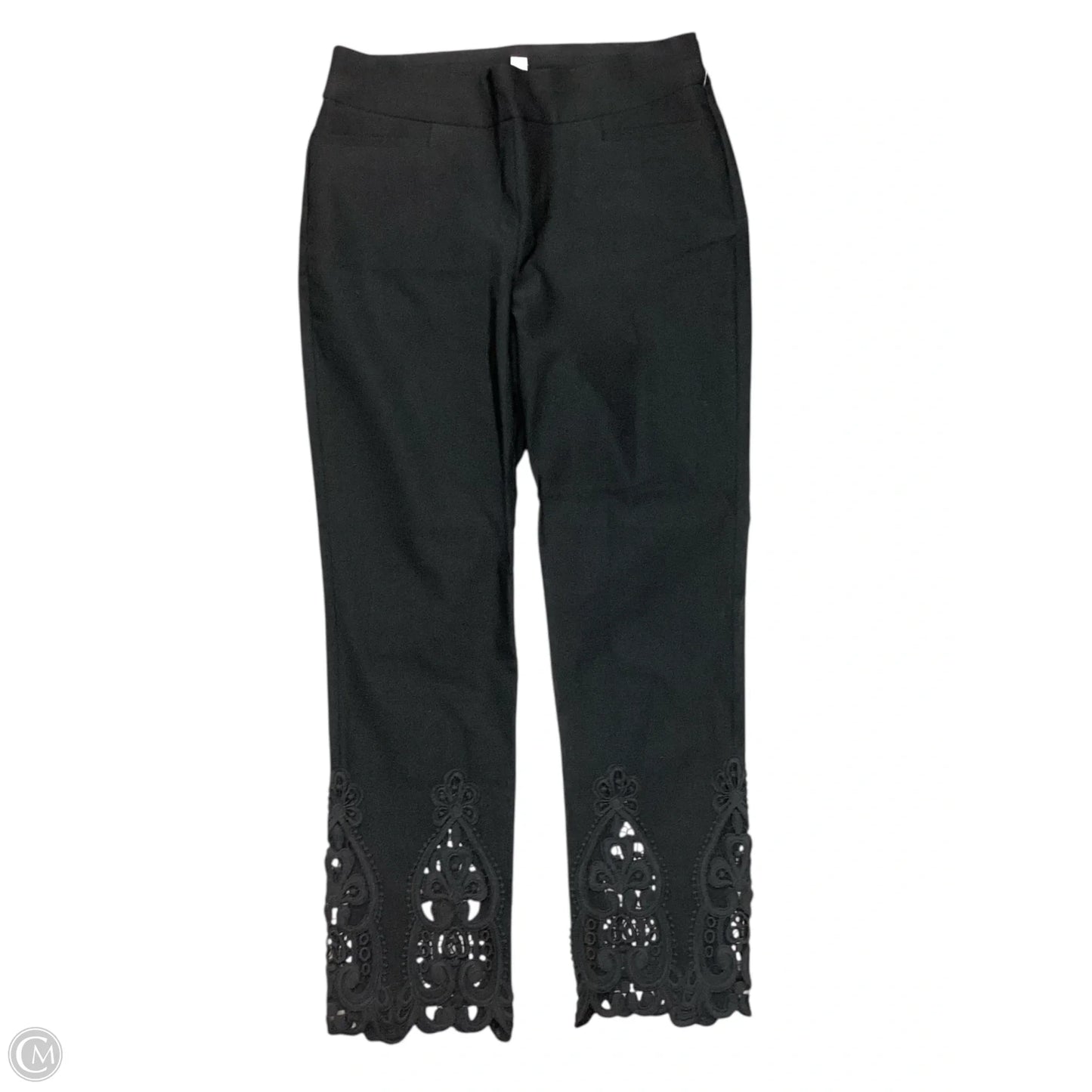 Pants Cropped By Chicos In Black, Size: 2