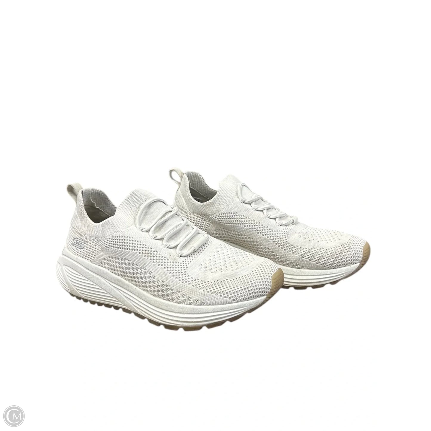 Shoes Athletic By Skechers In Cream, Size: 6
